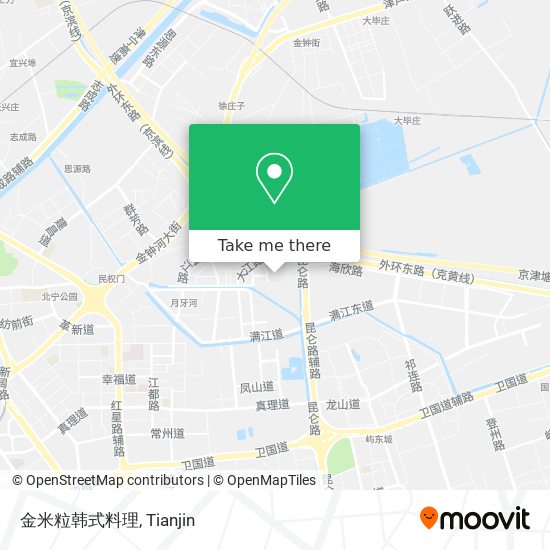 金米粒韩式料理 map