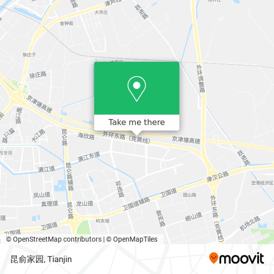 昆俞家园 map