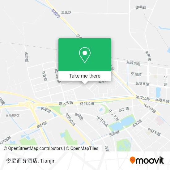 悦庭商务酒店 map