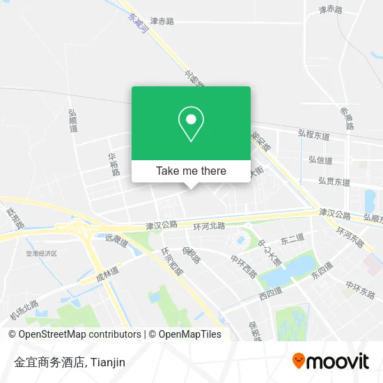 金宜商务酒店 map