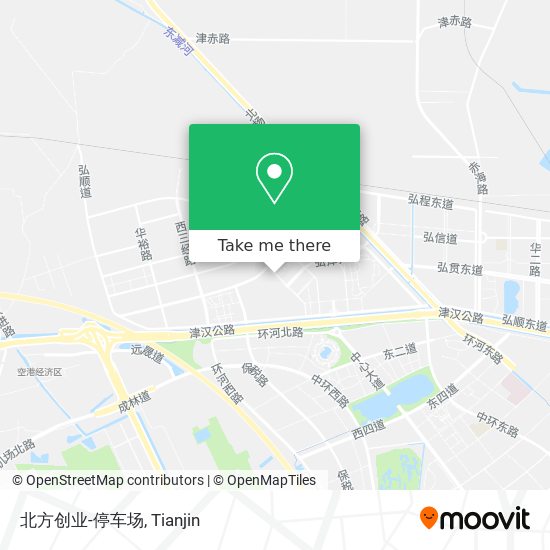 北方创业-停车场 map