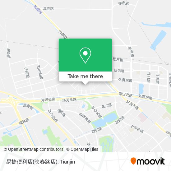 易捷便利店(映春路店) map