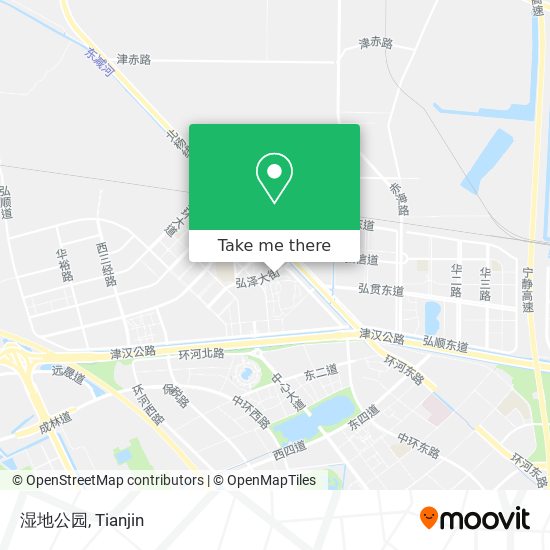 湿地公园 map
