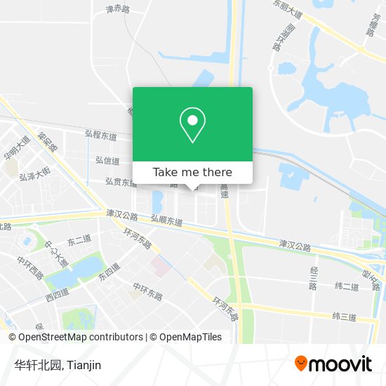 华轩北园 map