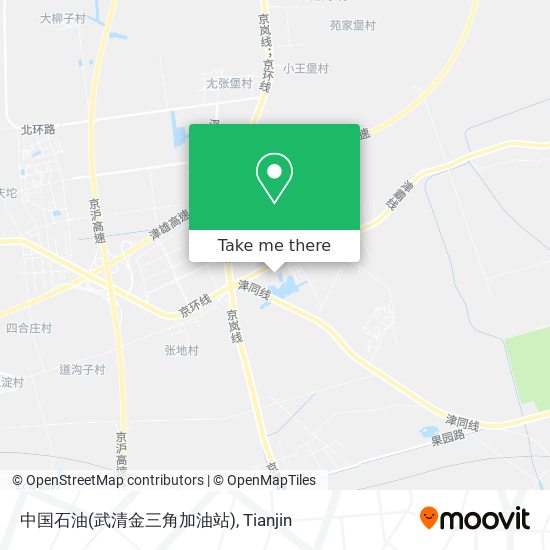 中国石油(武清金三角加油站) map