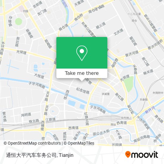 通恒大平汽车车务公司 map