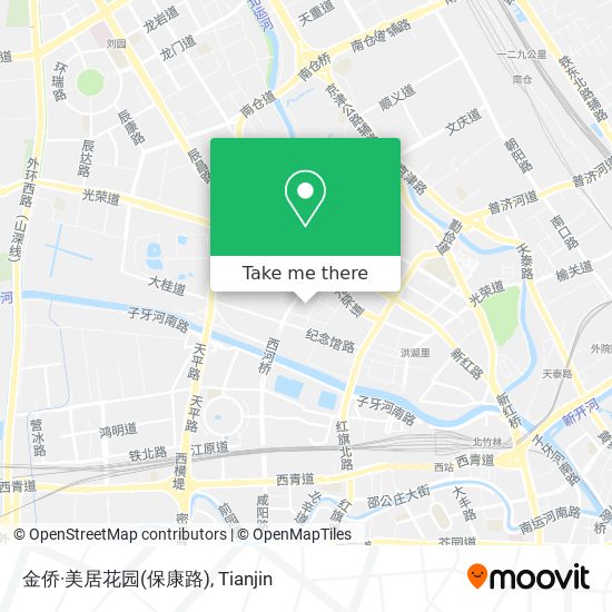 金侨·美居花园(保康路) map