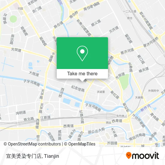 宣美烫染专门店 map