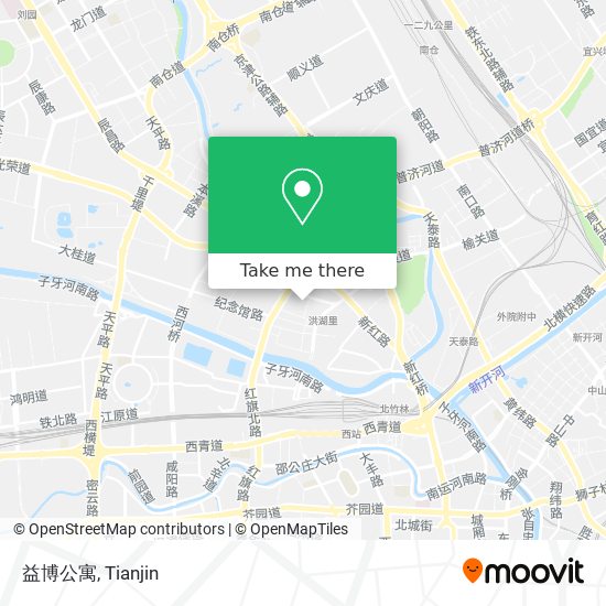 益博公寓 map