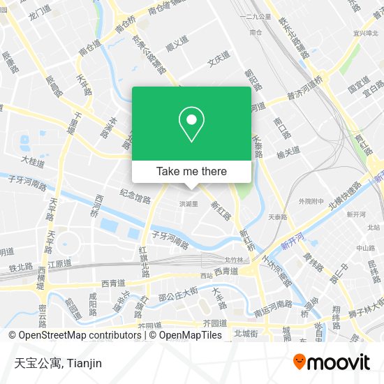 天宝公寓 map