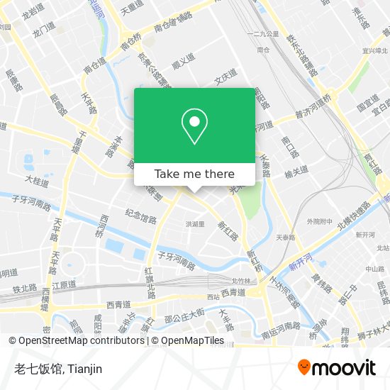老七饭馆 map