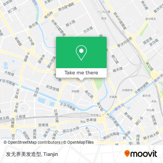 发无界美发造型 map