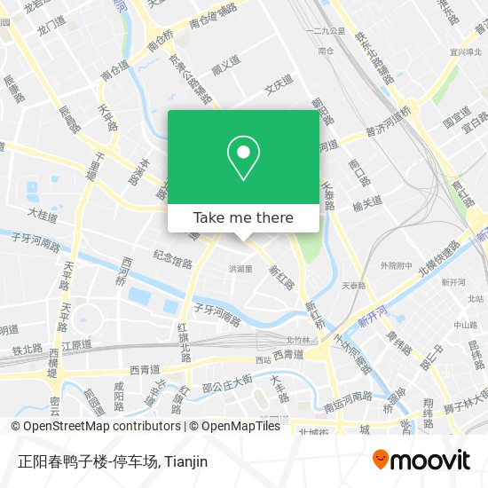 正阳春鸭子楼-停车场 map