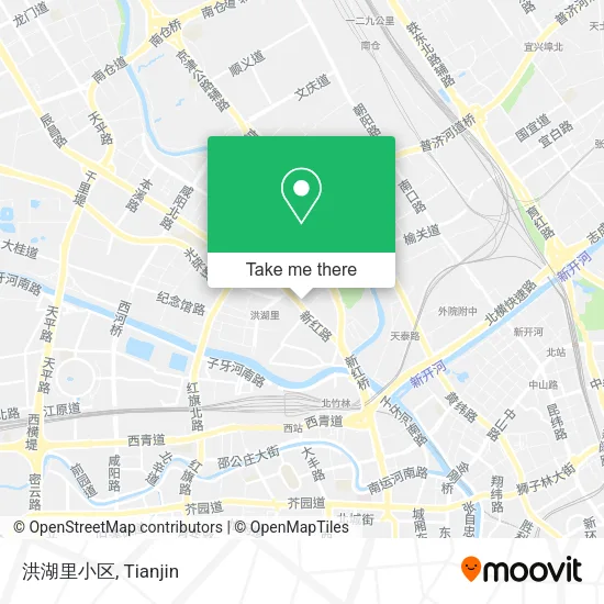 洪湖里小区 map