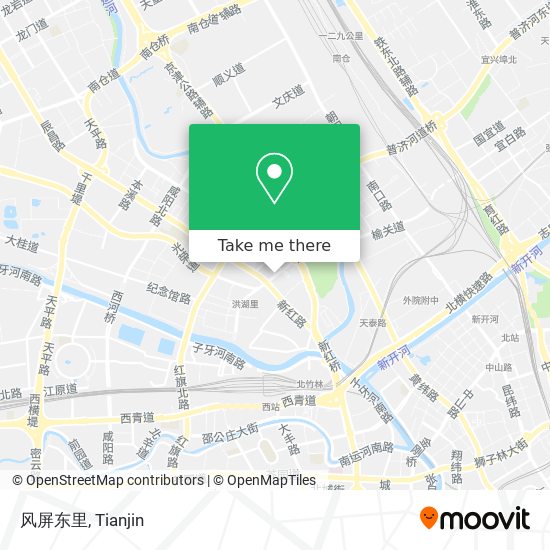 风屏东里 map