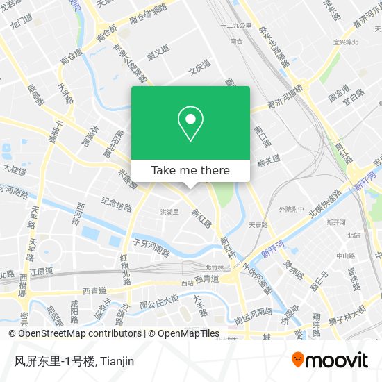 风屏东里-1号楼 map