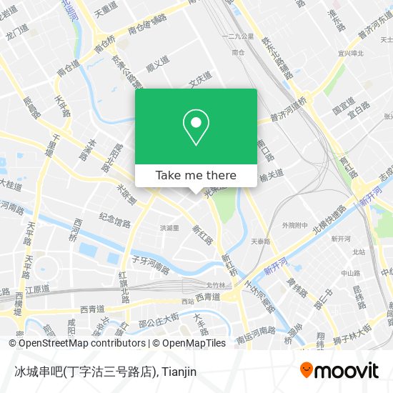 冰城串吧(丁字沽三号路店) map