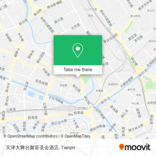 天津大舞台聚富圣会酒店 map