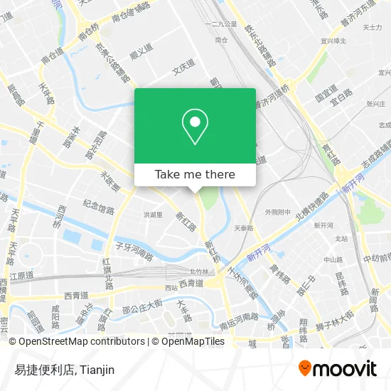 易捷便利店 map