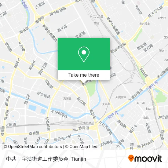 中共丁字沽街道工作委员会 map