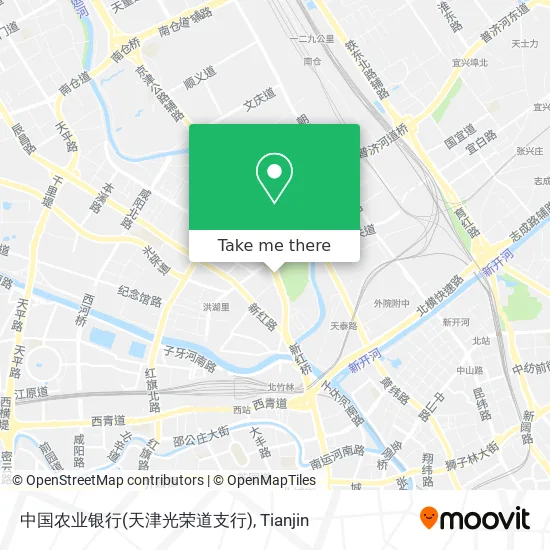 中国农业银行(天津光荣道支行) map