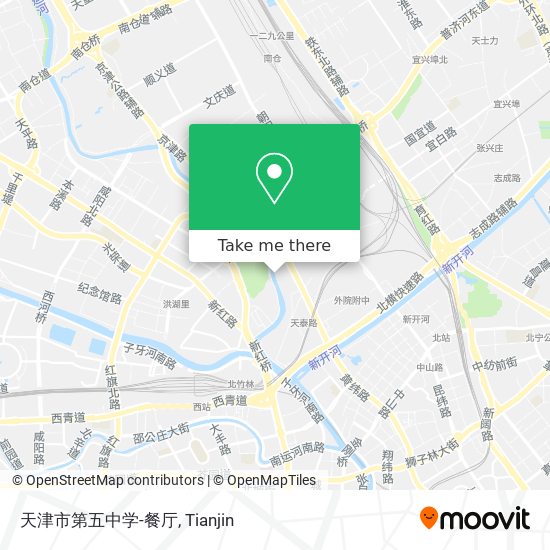 天津市第五中学-餐厅 map