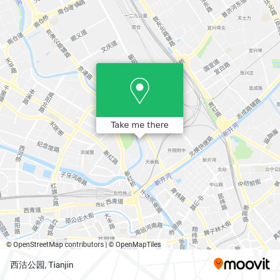 西沽公园 map