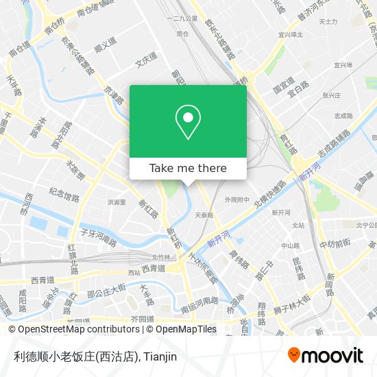 利德顺小老饭庄(西沽店) map