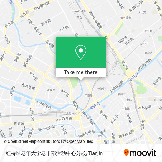 红桥区老年大学老干部活动中心分校 map