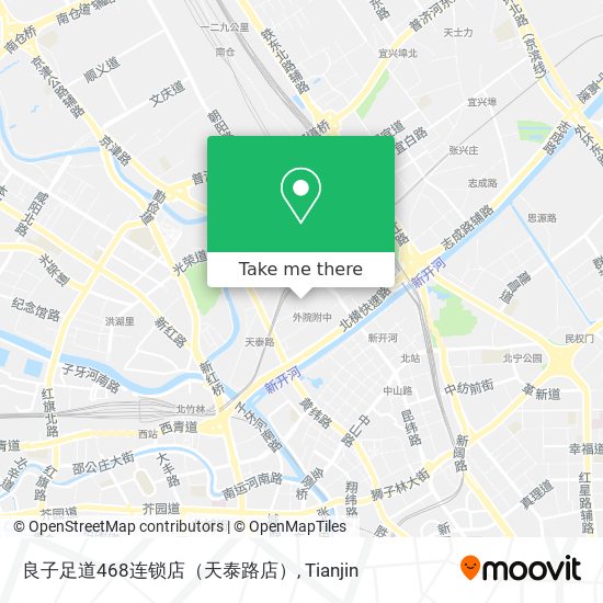 良子足道468连锁店（天泰路店） map