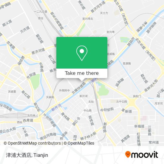 津浦大酒店 map