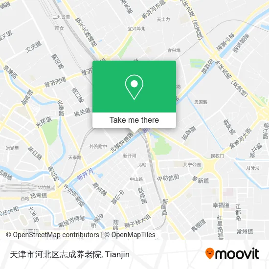 天津市河北区志成养老院 map