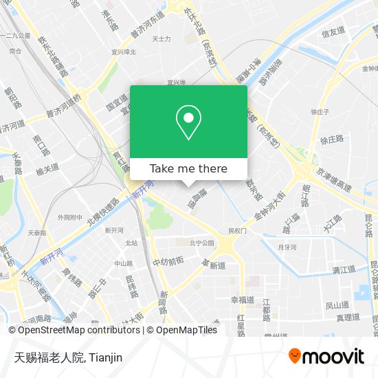 天赐福老人院 map