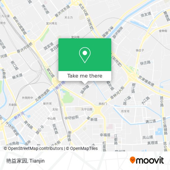 艳益家园 map