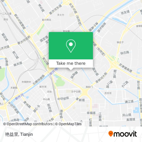 艳益里 map