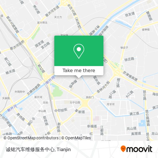 诚铭汽车维修服务中心 map