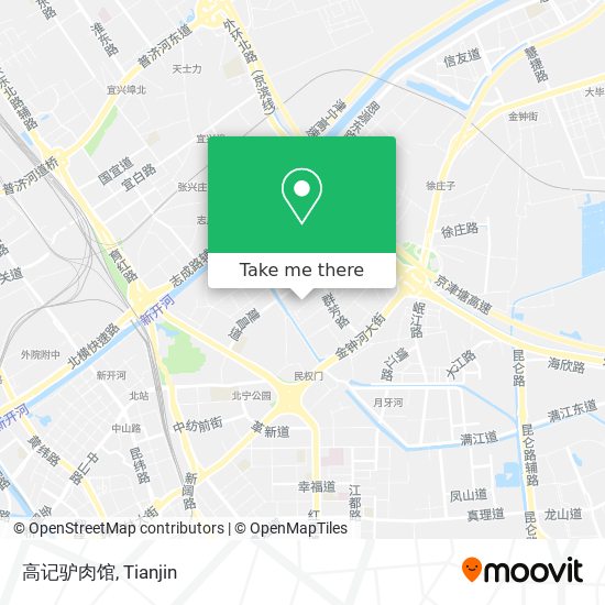 高记驴肉馆 map