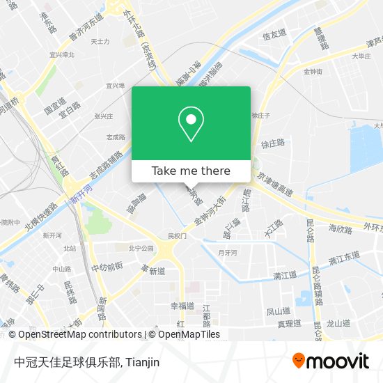 中冠天佳足球俱乐部 map