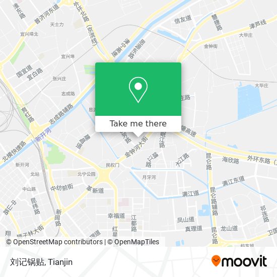 刘记锅贴 map