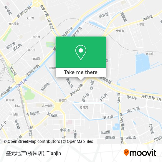 盛元地产(桥园店) map