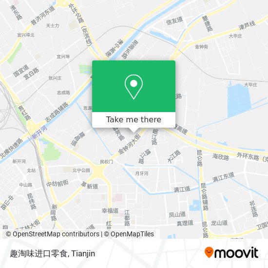 趣淘味进口零食 map