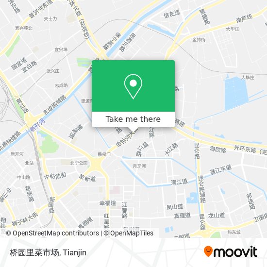 桥园里菜市场 map