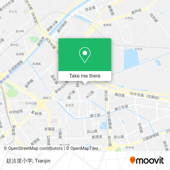 赵沽里小学 map