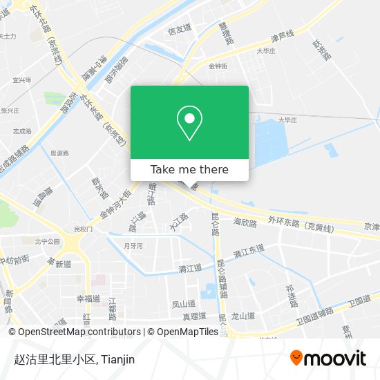 赵沽里北里小区 map