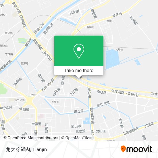 龙大冷鲜肉 map