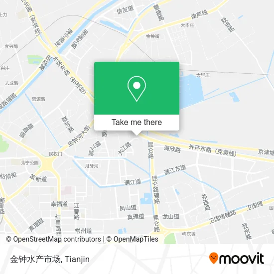 金钟水产市场 map