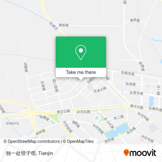 独一处饺子馆 map