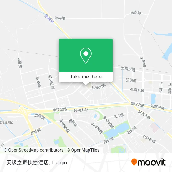 天缘之家快捷酒店 map