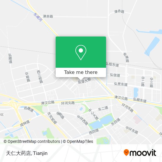 天仁大药店 map