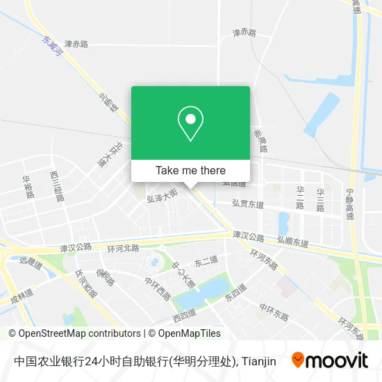 中国农业银行24小时自助银行(华明分理处) map